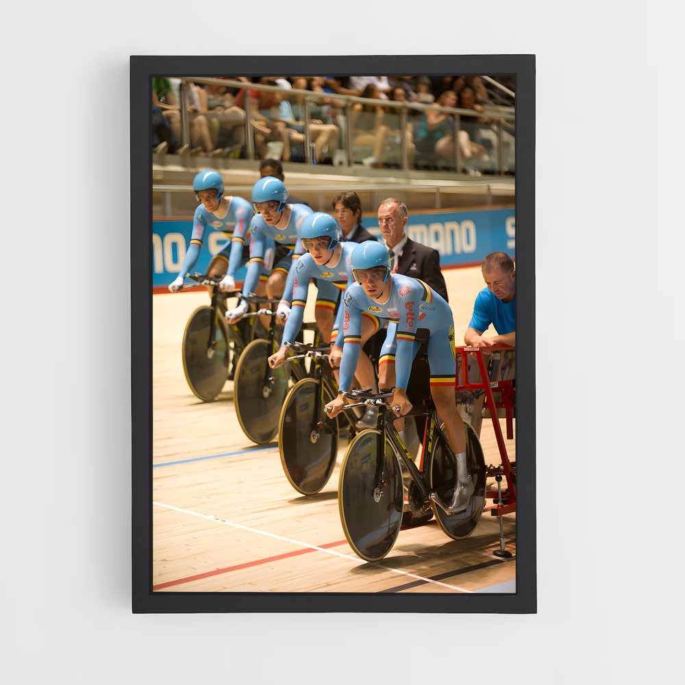 Poster Peloton Épique – affiche Cyclisme (vue 2)